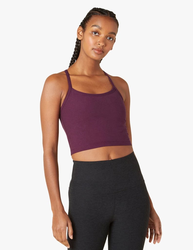 Spacedye Slim Racerback Crop Tank Midnight Green – Pure Fitness