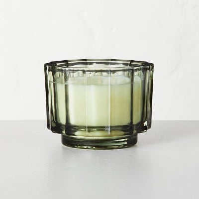 Hearth & Hand with Magnolia Fluted Glass Balsam & Berry Seasonal Jar Candle
