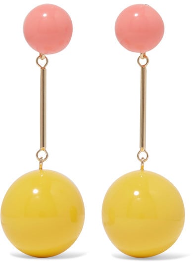 J.W.Anderson Gold-Tone Resin Earrings