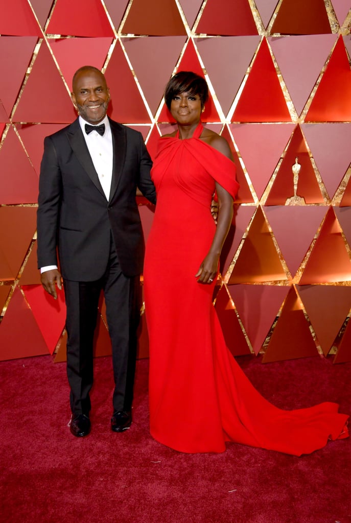 Viola Davis and Julius Tennon at the 2017 Oscars