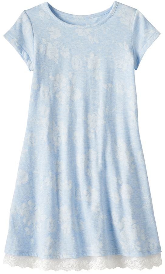 Jumping Beans Disney Beauty and the Beast Toddler Girl Belle Silhouette & Floral Pattern Dress ($20, originally $28)