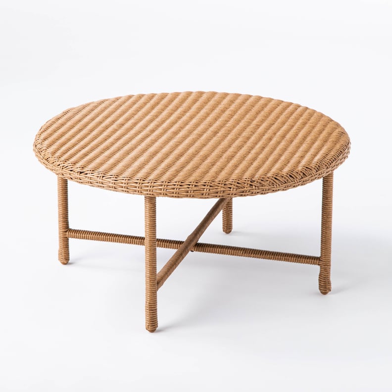 A Natural Coffee Table: Threshold Designed With Studio McGee Wicker Patio Coffee Table