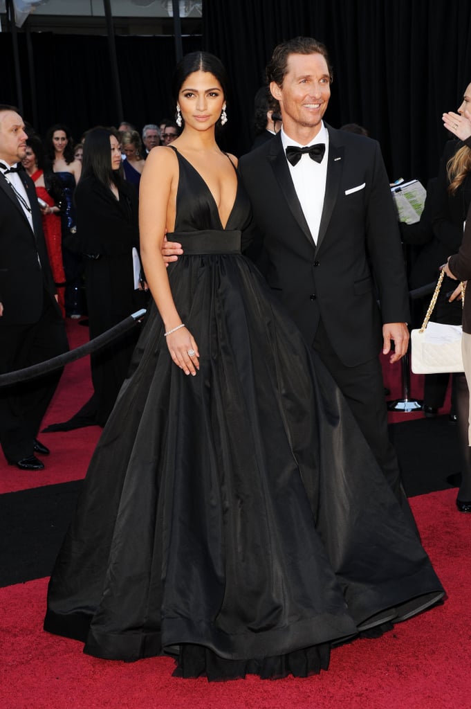 Matthew and Camila posed at the February 2011 Academy Awards in LA.