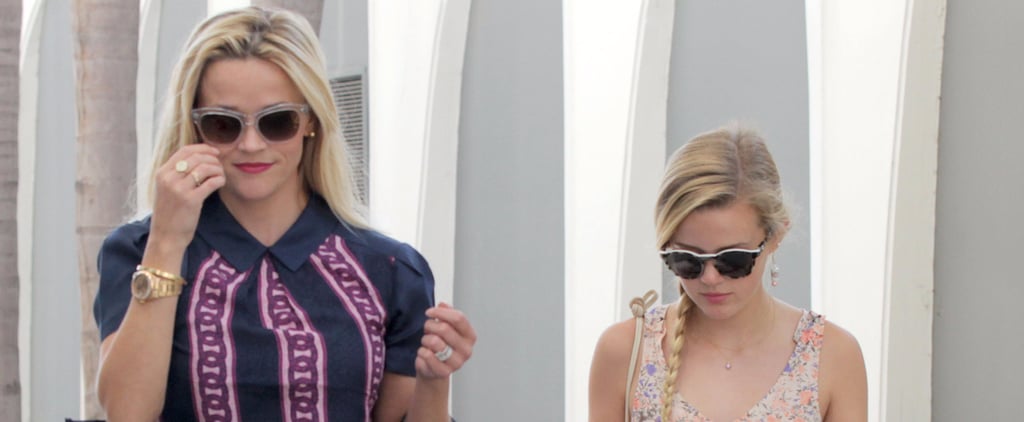 Reese Witherspoon and Ava Phillippe Leaving Office in LA