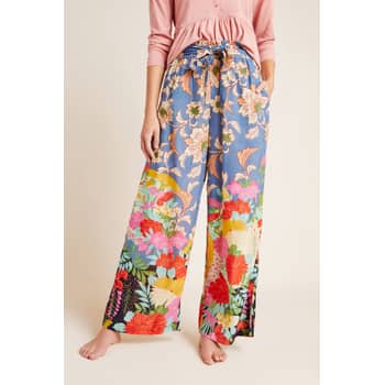 Leilani Orange Floral Wide Leg Pants - band of the free