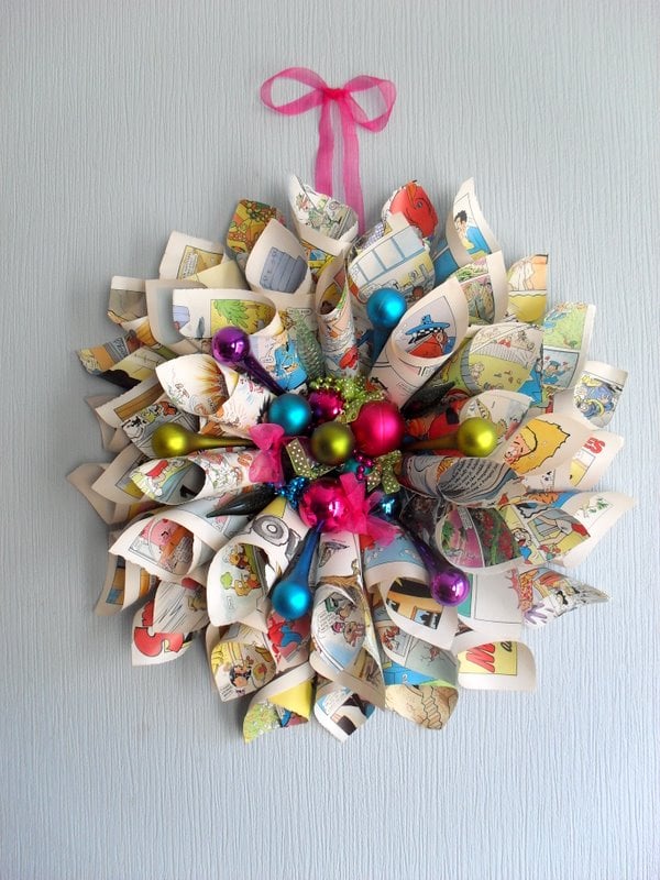 Comic-Book Wreath