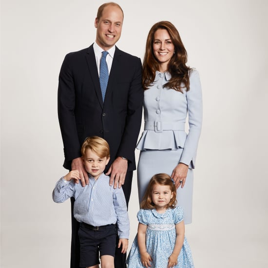 Kate Middleton Blue Suit Christmas Card 2017