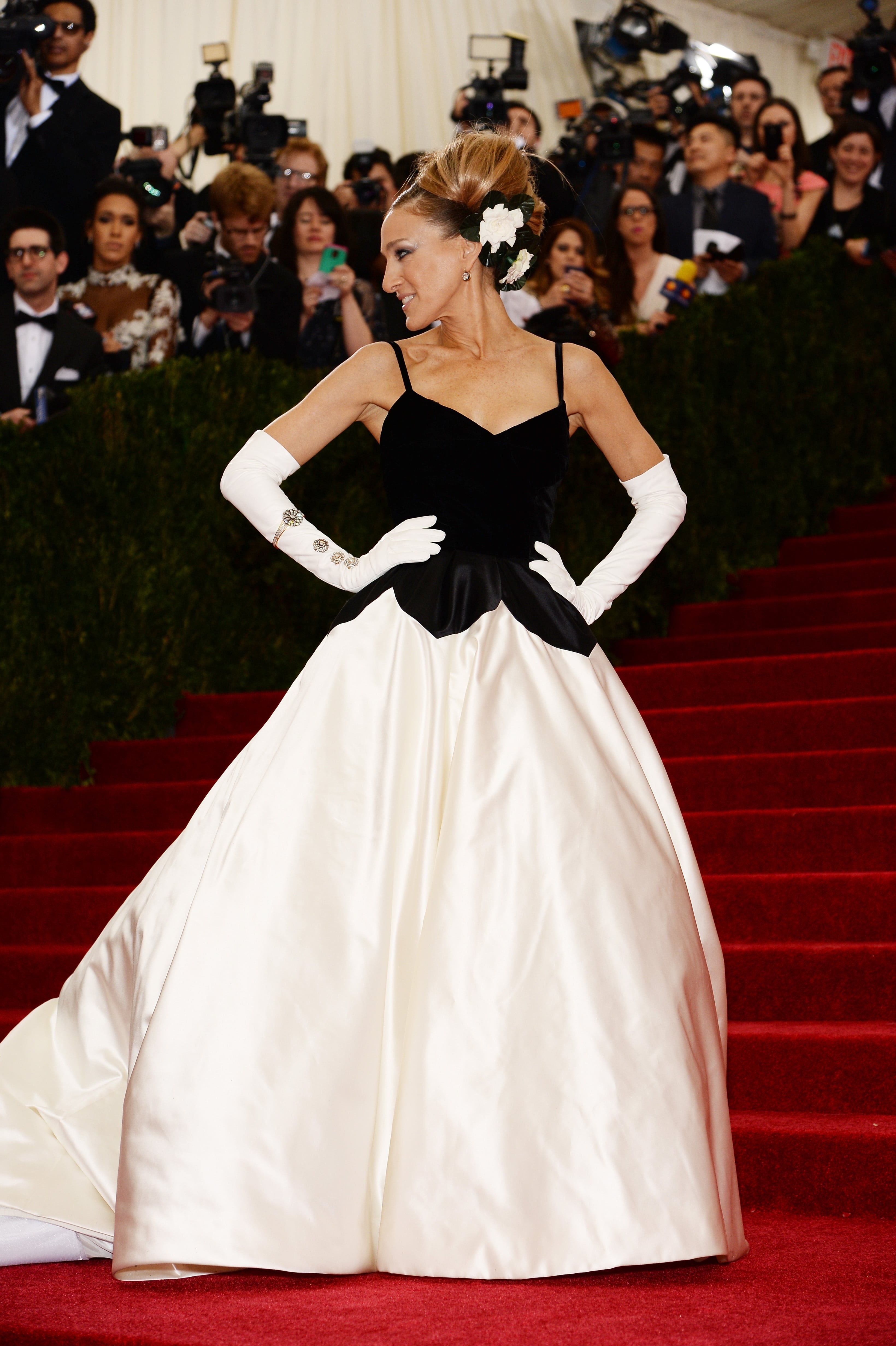 Sarah Jessica Parker in Oscar de la Renta Met Gala 2014