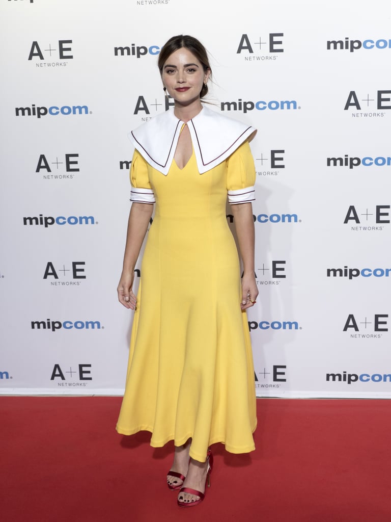 Jenna Coleman at MIPCOM 2018 in Cannes