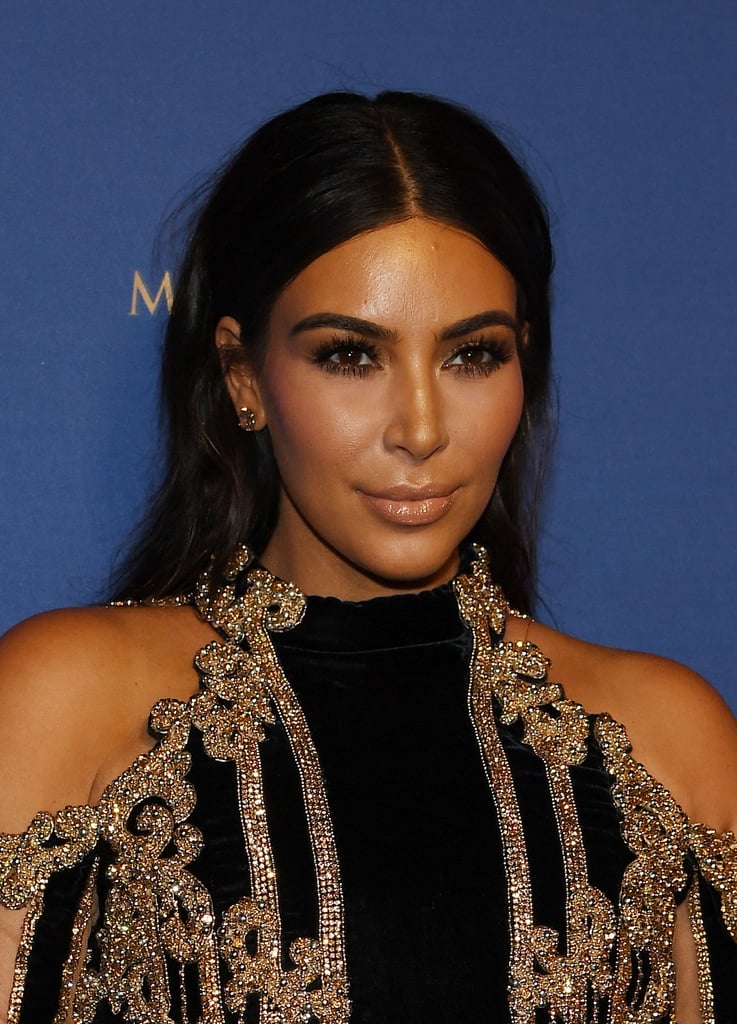 Kim Kardashians Balmain Dress In Vegas April 2016 Popsugar Fashion