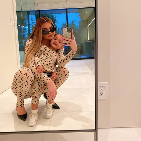 Kylie Jenner Wears Matching Marine Serre Outfit With Stormi