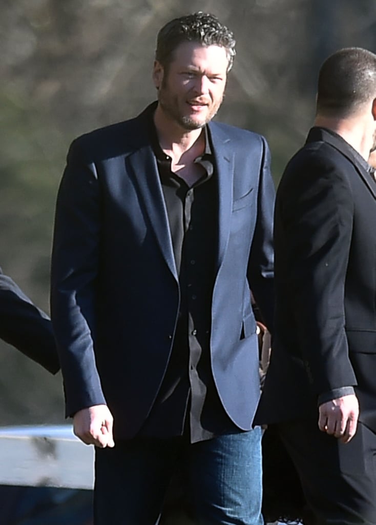 Gwen Stefani and Blake Shelton at RaeLynn's Wedding 2016