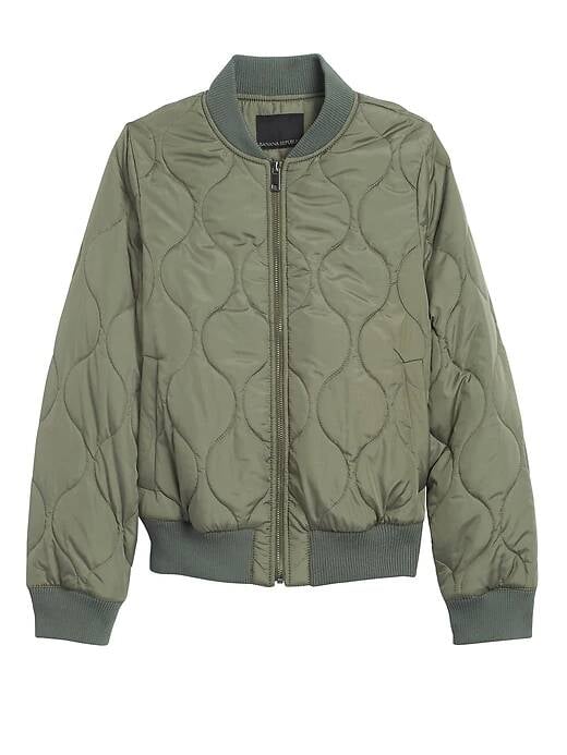 Water Resistant Quilted Bomber Jacket 100 Extremely Stylish