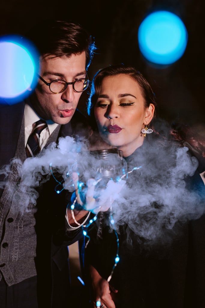 Harry Potter Hufflepuff and Ravenclaw Engagement Photos