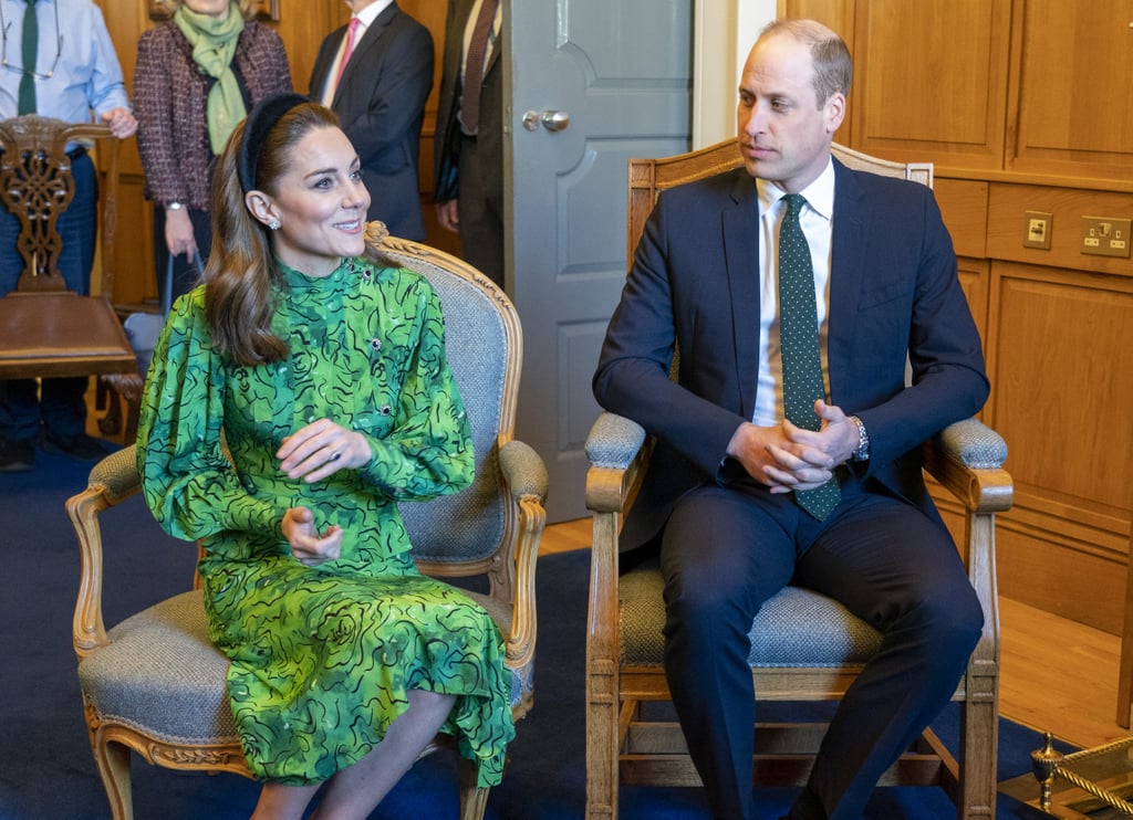 Kate Middleton Wearing a Velvet Headband in Ireland