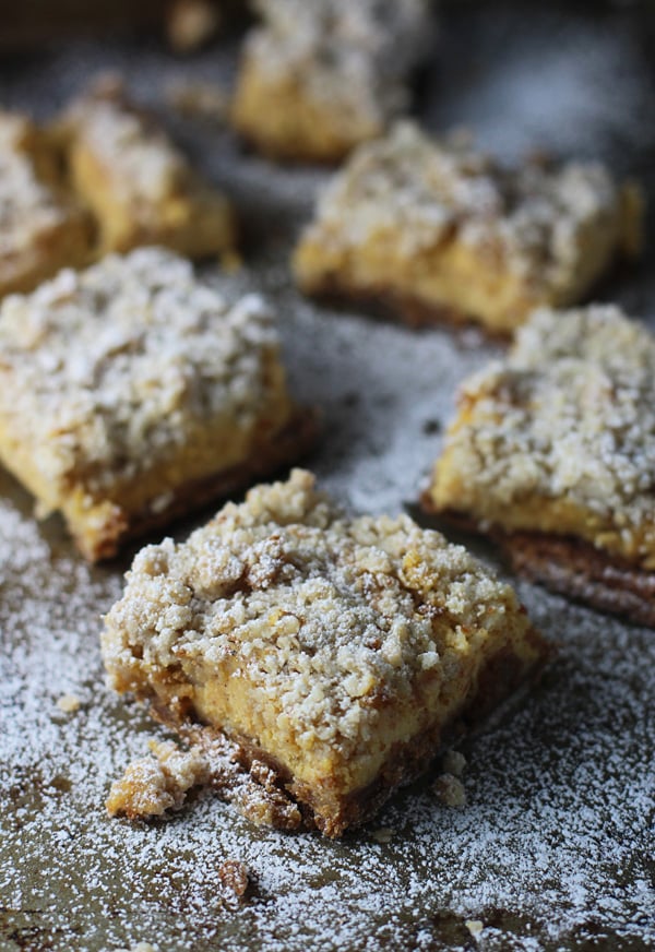 Pumpkin Streusel Bars