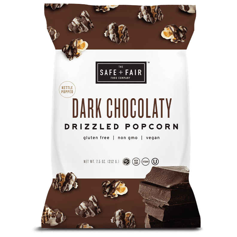 Dark Chocolaty Drizzled Popcorn — 7.5-Ounce Bag