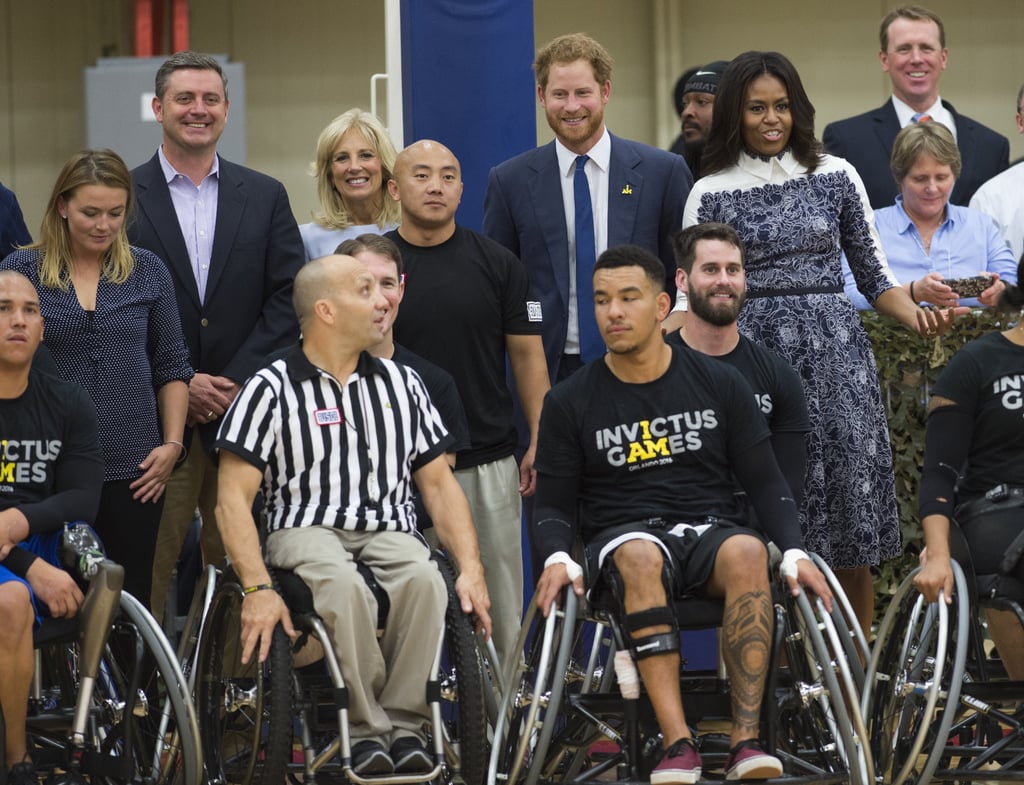 Prince Harry and Michelle Obama at Invictus Games Event 2015