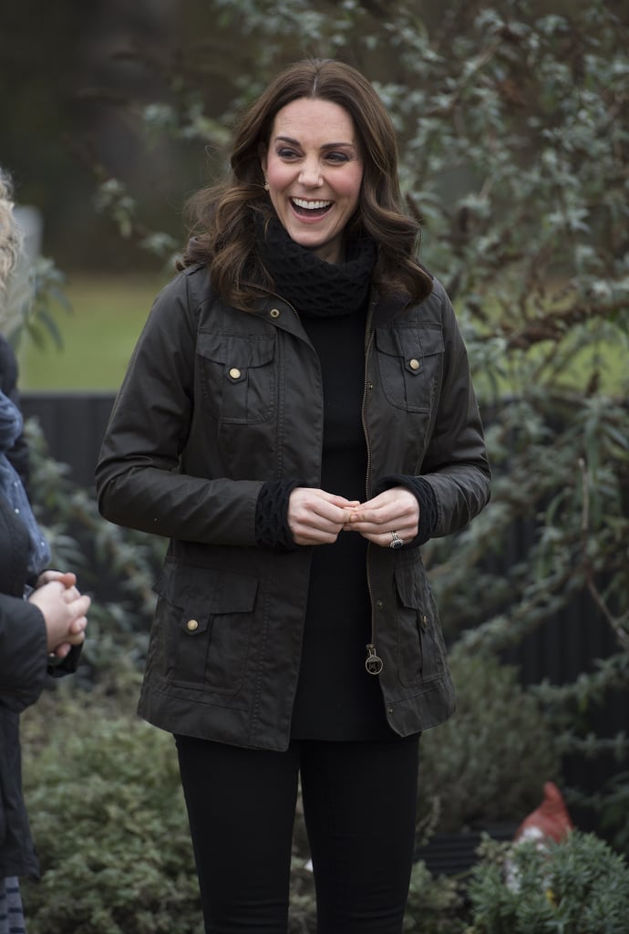 Kate Middleton Wearing Black Turtleneck Sweater