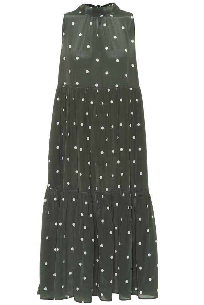 Asceno Dotted Silk Crêpe Midi Dress