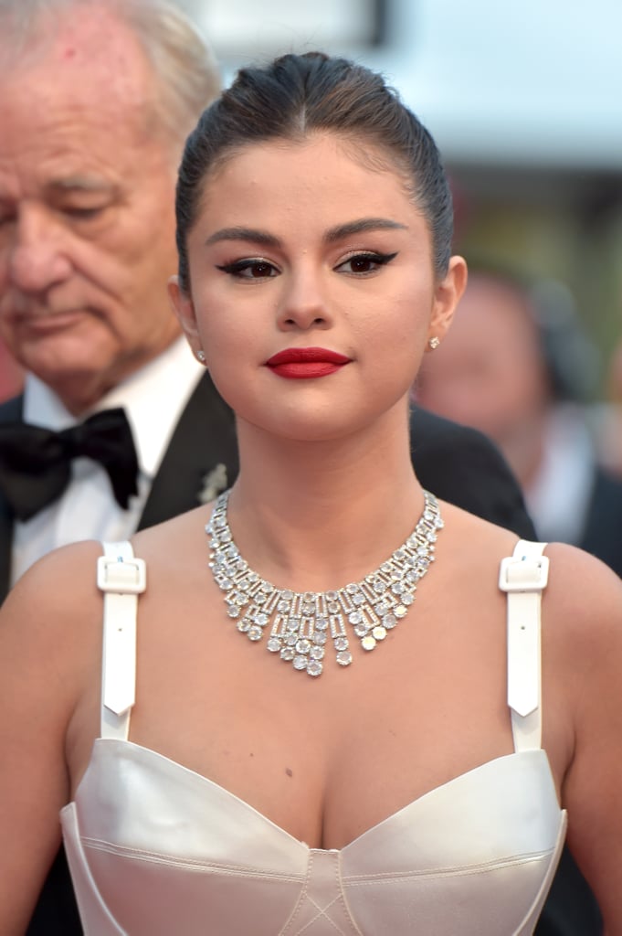 Selena Gomez Louis Vuitton Crop Top and Skirt at Cannes 2019 | POPSUGAR Fashion Photo 27