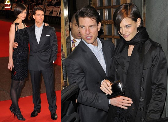 Photos of Tom Cruise and Katie Holmes in London For Valkyrie Premiere