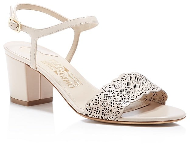 Salvatore Ferragamo Galles Block Heel Sandals 595 40 Shoes