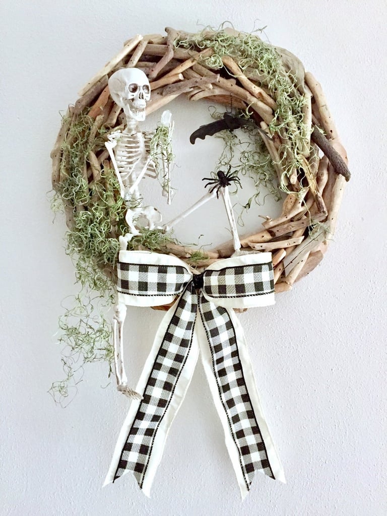 Halloween Skeleton Wreath | Best Halloween Wreaths | POPSUGAR Home Photo 5