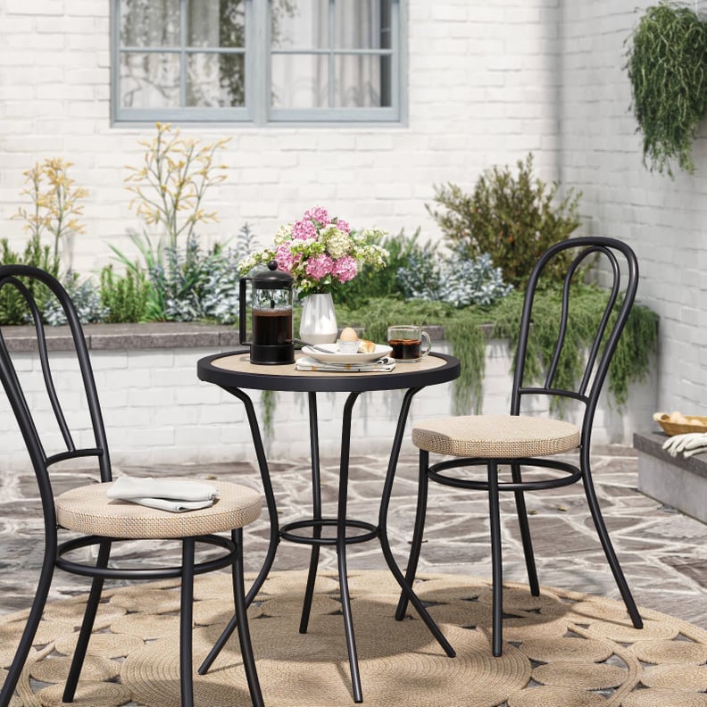 Smith & Hawken Metal Farmhouse 3pc Patio Bistro Set