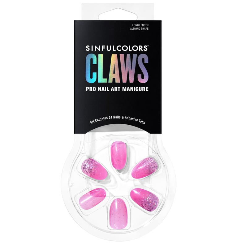 SinfulColors 2D CLAWS Press On Nails, Holo Jelly Bling