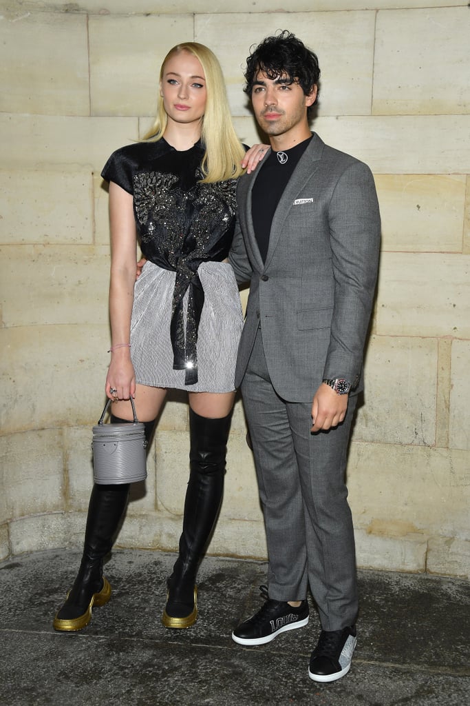 Joe Jonas and Sophie Turner at Paris Fashion Week 2018