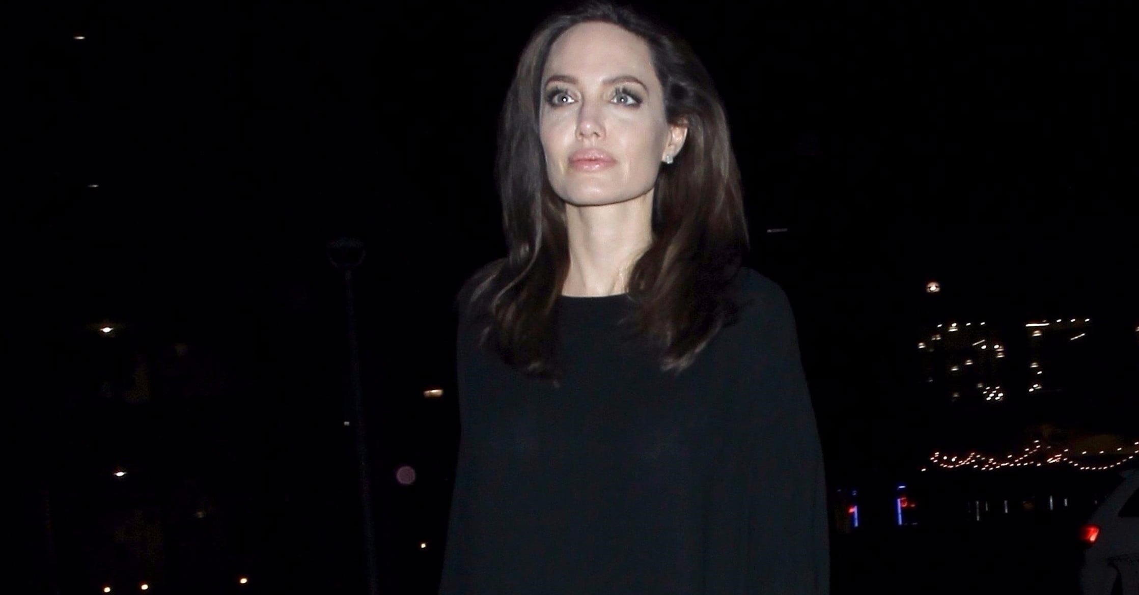 Angelina Jolie's Long Black Dress | PS Fashion