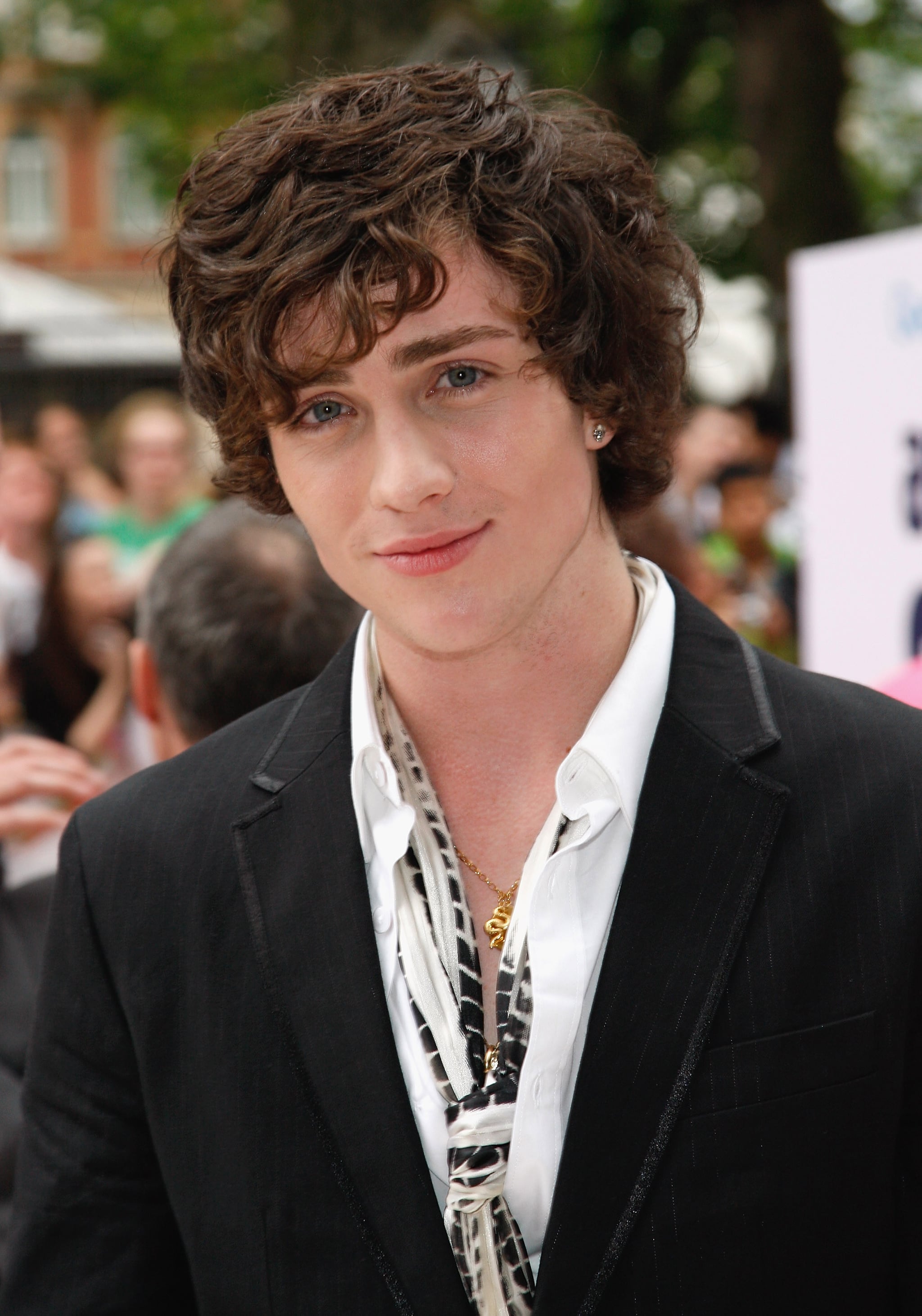 LONDON - JULY 16:  Actor Aaron Johnson attends the Angus, Thongs and Perfect Snogging film premiere held at the Empire Leicester Square on July 16, 2008 in London, England.  (Photo by Jon Furniss/WireImage)