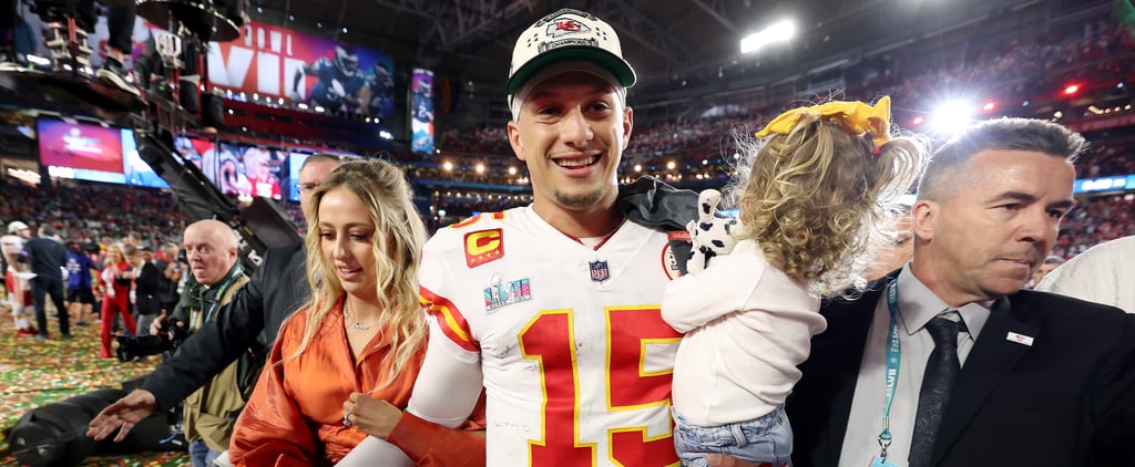 Patrick Mahomes's Wife Brittany and Daughter at Super Bowl