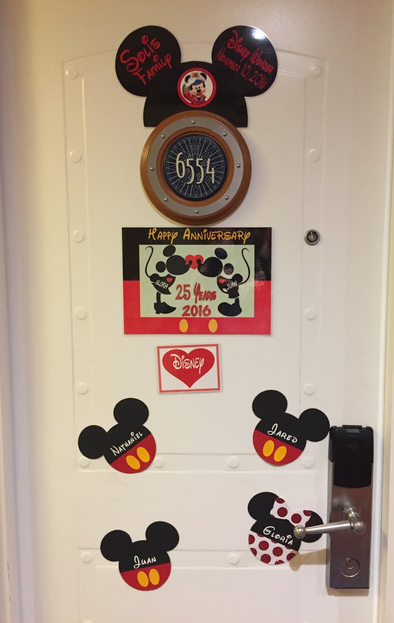 Give the Room Number a Mickey Hat