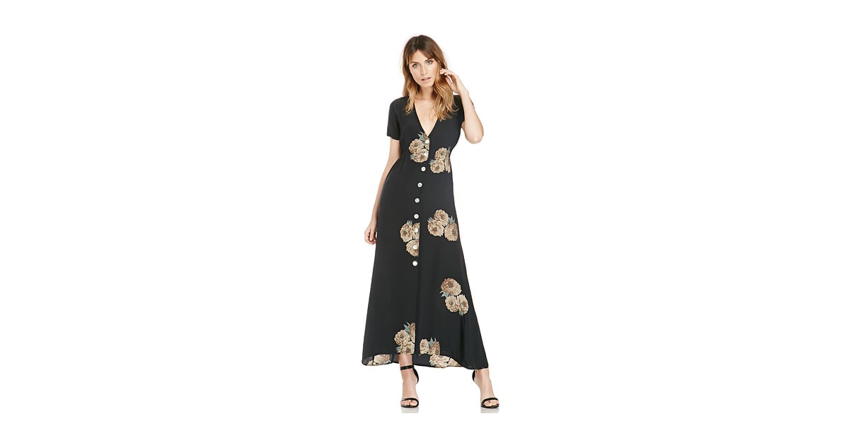 Stone Cold Fox Dharma Silk Dress 374 Jennifer Aniston S Tbt