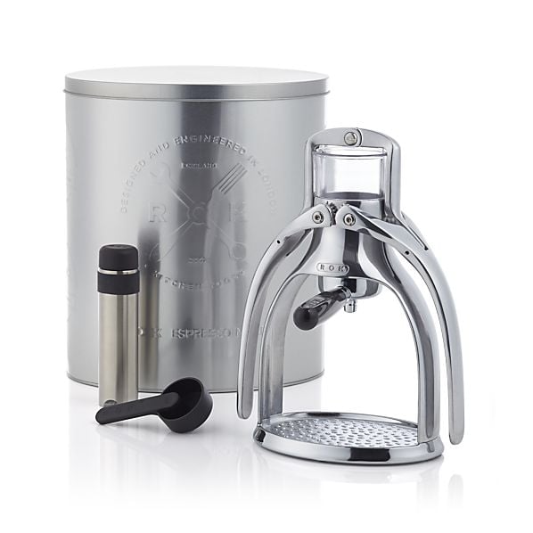 For the hardcore coffee purist who likes to take matters into their own hands, we present the ROK Manual Espresso Maker ($199).