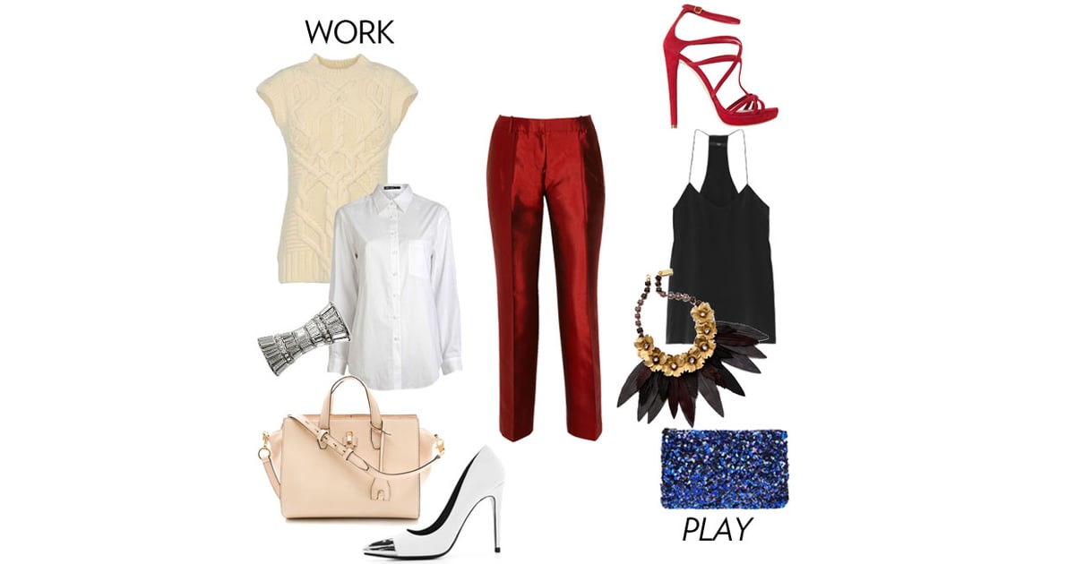 How to Wear Red Pants to Work 2012 POPSUGAR Fashion