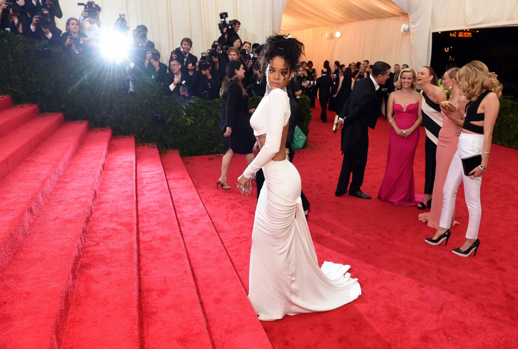 When they weren't taking cute group photos, the Met Gala dream team — Reese Witherspoon, Stella McCartney, Kate Bosworth, and Cara Delevingne — were having a ball of their own behind Rihanna.