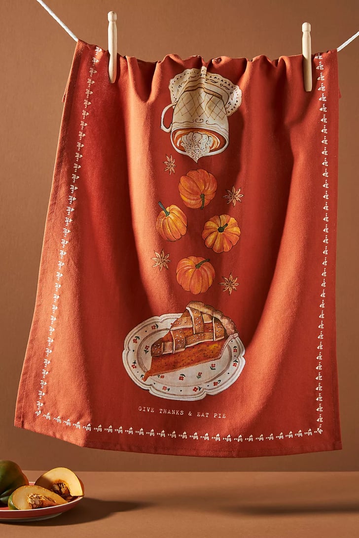 For Kitchen Decor: Pumpkin Spice Dish Towel