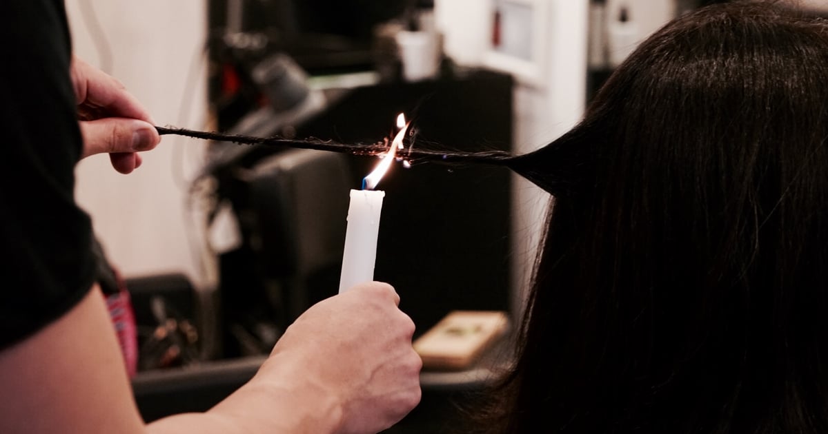 What Is Velaterapia Or Candle Haircutting And Is It Safe Popsugar Beauty