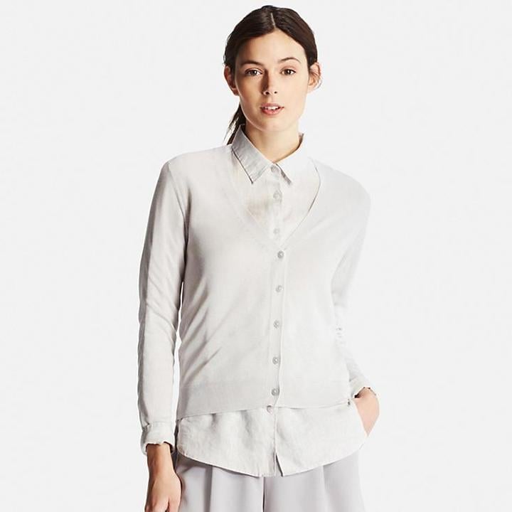 Uniqlo Women's Lightweight V-Neck Cardigan ($30)