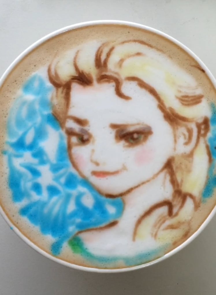 Frozen Latte Art