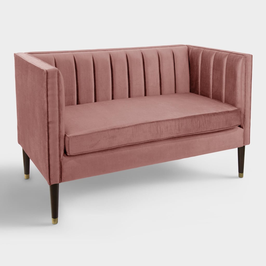 Wold Market Rose Pink Loveseat Best Pink Couches POPSUGAR Home Photo 9