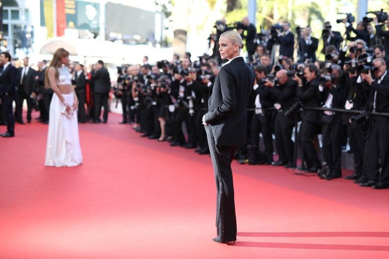 Charlize Theron Knew Her Dior Couture Power Suit Was a Stunner