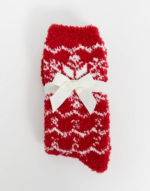 Lindex Exclusive Cosy Fairisle Red Socks