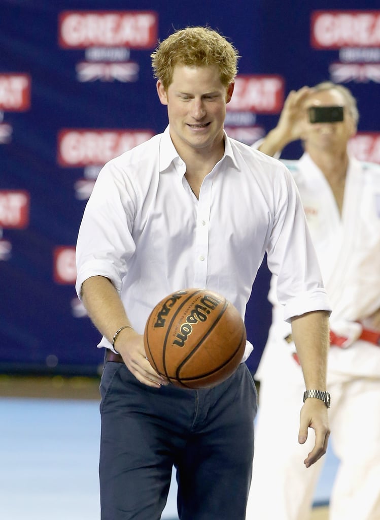 Prince Harry at the World Cup in Brazil