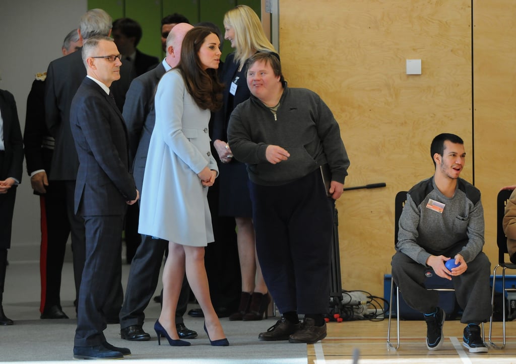 Kate Middleton Pregnant at the Kensington Leisure Center