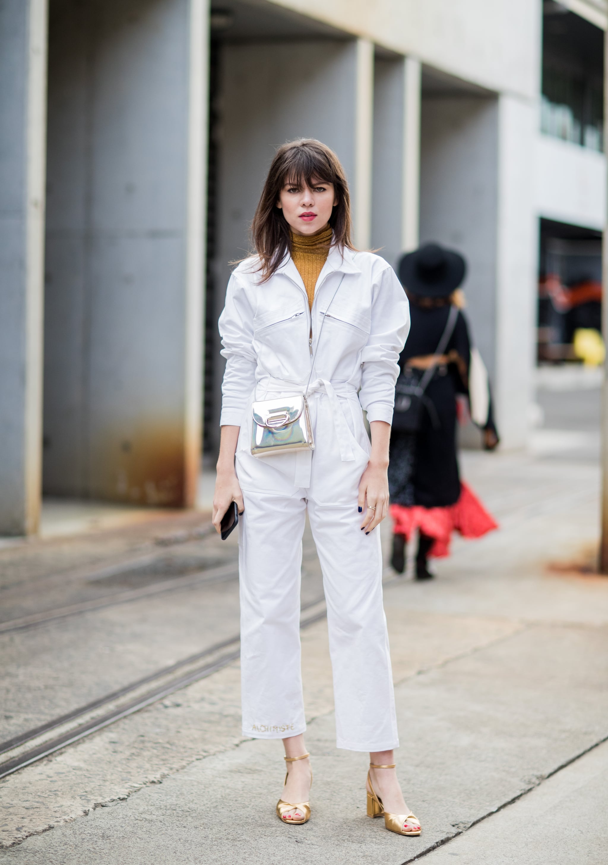 Wear It Off the Shoulder and Add a Corset Belt, 31 Ways to Style Your  Jumpsuit When You Think You've Tried It All