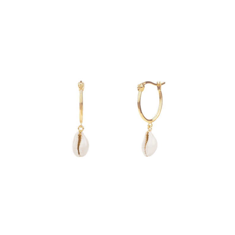 Mejuri Cauri Shell Earrings